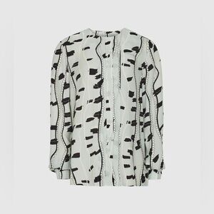 Reiss- Tabitha Snake Printed Blouse